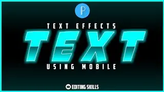 Neon Glow Text effects making in pixellab