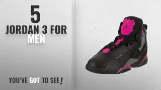 Top 10 Jordan 3 [2018 ]: Jordan Nike Kids True Flight GP Black/Dark/Grey/Deadly/Pink Basketball Shoe