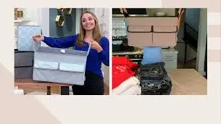 California Innovations 3-Piece Collapsible Storage Set on QVC