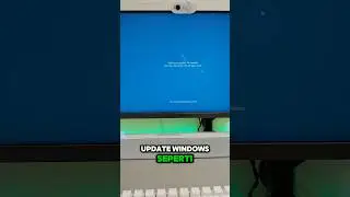 Boss mu jangan sampai tahu trik ini. fake update #computerprank