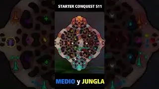 STARTER CONQUISTA SMITE SEASON 11 - TODOS LOS ROLES #shorts