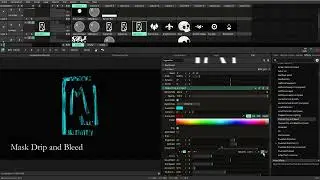 Плагин Resolume: маскировка капель и кровотечений
