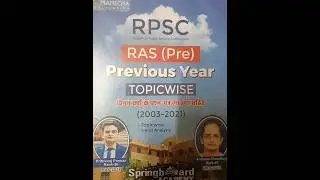 RAS PREVIOUS YEAR TOPICWISE QUESTIONS #BOOK#SPRINGBOARD ##