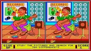 ATARI ST spot the difference STOSSER SOFTWARE EDUCATIONAL CROSSWORDS & PAPER MAGAZINE GAMES