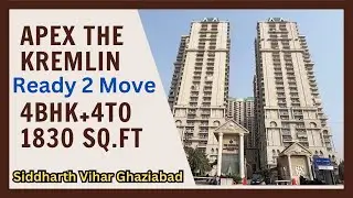 Apex The Kremlin - 4BHK (1830 Sqft) | Ready-to-Move Flats in Siddharth Vihar, Ghaziabad📲  8700297426