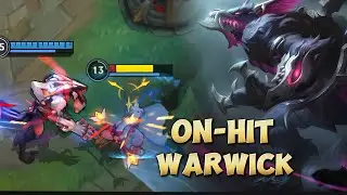 ON-HIT HYBRID WARWICK IS BROKEN! WILD RIFT (RUNES AND BUILD)