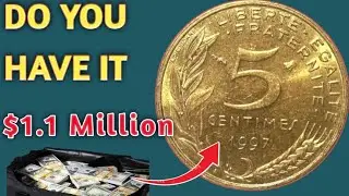 French 5 Centimes Coins 1966 & 1997 Numismatic History and Details