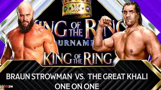 Braun Strowman vs The Great Khali &ndash; Monster Among Men vs The Punjabi Giant | WWE 2K24 Full Match