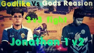 Godlike Vs Gods reison 3v3 dropclash fight 😋Jonathan 1v2 against DBS 😍#betalgaming #godlike