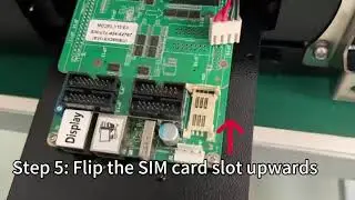 led taxi topper sign--4G SIM installation