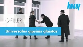 Knauf glaistas Q-Filler - nepriekai&scaron;tingai lygios sienos