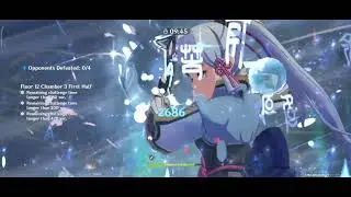 Ayaka with Shenhe buff