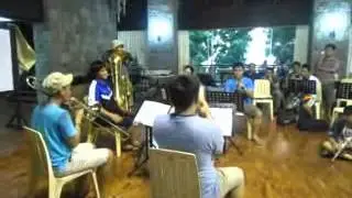 pysb camp 15 brass quintet with guest player part 2 (rondeau & farandole)