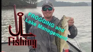HOW TO frog fish (beginner fishing) and LAKE MANAGEMENT tips!!