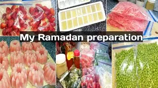 My Ramadan Food Preparation 2022 ||Ramadan food storage ideas #1