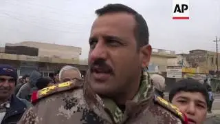 Iraqi army patrols streets of eastern Mosul