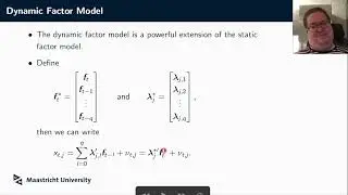 EB4218   Factor Models  Assumptions