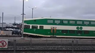 Cab car 257 entering mimico yard #gotransit 