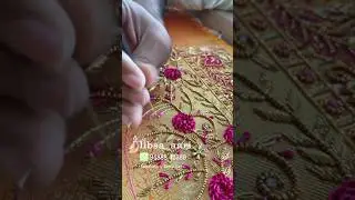 Latest aari work blouse design | thread work blouse | zardosi work | customised aari work | #fpy
