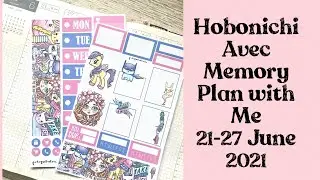 HOBONICHI COUSIN AVEC || Plan with me Weekly memory  21-27 June 2021