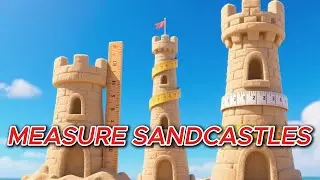 Learn to Measure Sandcastles - Fun Math Adventure for Young Kids, Kindergarten, and Preschoolers!