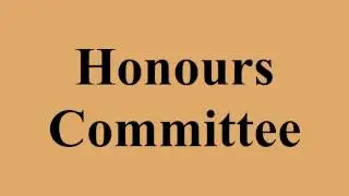 Honours Committee