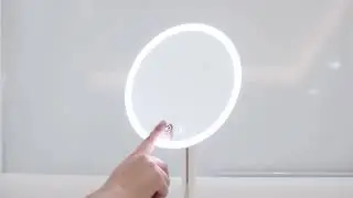Touch Switch Led Round Makeup Magnifying Mirror Make up Mirror With Lights  BM-2007