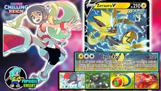 ZERAORA V + WEAVILE = 5 призов за один ход! Описание колоды и игровой процесс PTCGO (Pokemon CHIL...