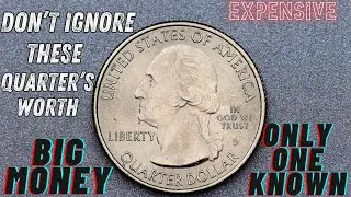 DON'T IGNORE THESE WASHINGTON QUARTER DOLLAR'S THESE COINS WORTH BIG MONEY ONLY ONE KNOWN