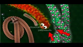 Wormax.io Best Sneaky Pro Vs Bot Insane Massive snake Kills (Wormaxio)  TROLLING NOOBS! CRAZY GLITCH