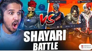 amitbhai vs nitinff+haksonprogaming+factfire shayari batel #abmubarakff #freefire #amitbhai