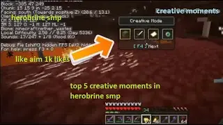 top 5 creative moments in herobrine smp @ajjubhai, @ the rawnkee,@chapati, e.t.c