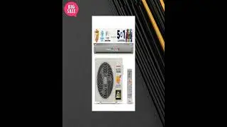 SHARP 1.5 Ton 3 Star Inverter Split AC (Copper, 5in1 Convertible, Turbo Cool Technology, AntiCorr...