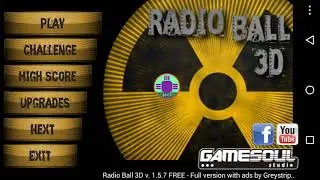 Low mb Android game Radio Ball 3D