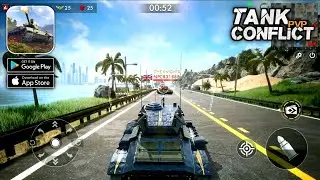 Tank Conflict: PVP Blitz MMO Gameplay (Android,IOS)