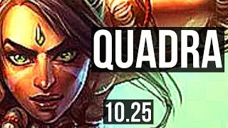 NIDALEE & Kai'Sa vs ALISTAR & Miss Fortune (SUPPORT) (DEFEAT) | Quadra | BR Diamond | v10.25
