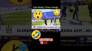 Cam Newton Actually Throws Hands With A&M Mascot  &ndash; Steve Smith Dies Laughing! 😂🏃&zwj;♂️ #FirstTake
