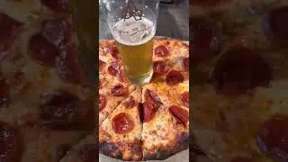Pepperoni Pizza 🍕 with Beer 🍺