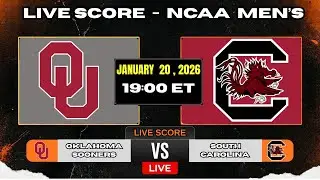 🔴 LIVE: Oklahoma at South Carolina | NCAA Men's Basketball Scoreboard | SEC Matchup | Jan 20