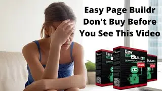 Easy Page Buildr Don't Buy Before You See This Video