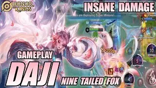 DAJI Best Mid Lane Hero Mage INSANE DAMAGE!!! Best item & Gameplay | Honor of Kings (HOK)