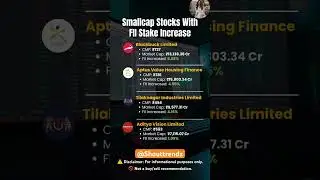 FII Buying Smallcap Stocks 🚀 | Foreign Investors Increasing Stakes in Smallcaps | Market Trend 2025
