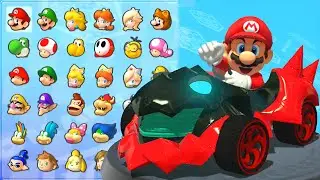 Mario Kart 8 Deluxe - Mario Drivers Road Dragoon from TSR in Mushroom Cup (200cc)