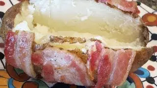 Originals: How to Make a Bacon Wrapped Baked Potato - CookingWithBacon