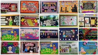 Teacher's day board decoration ideas #teachersday #boarddecoration #easycraft #decorationidea #viral