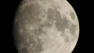 International Space Station (ISS) crossing the moon. EPIC