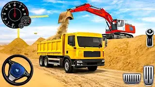 City Road Construction Simulator 3D - Heavy Excavator Truck Power 🚧🚜🔥 (Android Gameplay)