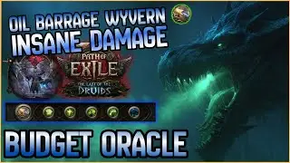 Oil Barrage Oracle Insane Damage Full Screen AOE Druid Path of Exile 2 0.4 Last of the Druids