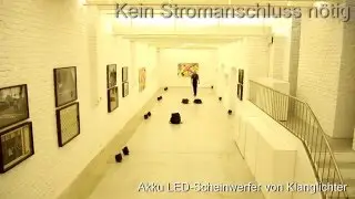 Akku LED-Scheinwerfer f&uuml;r Eventbeleuchtung