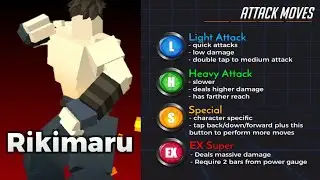 Rikimaru all attacks and moves | Vita Fighters